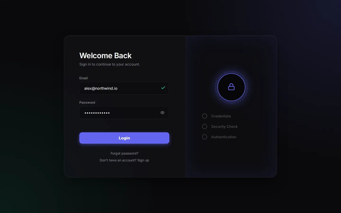 Aegis: Animated Secure Login, preview 1 of 5