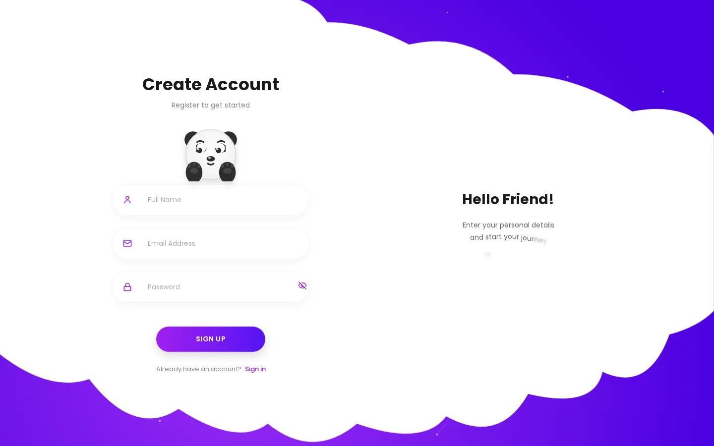 Bamboo: Panda Mascot Login, preview 4 of 5