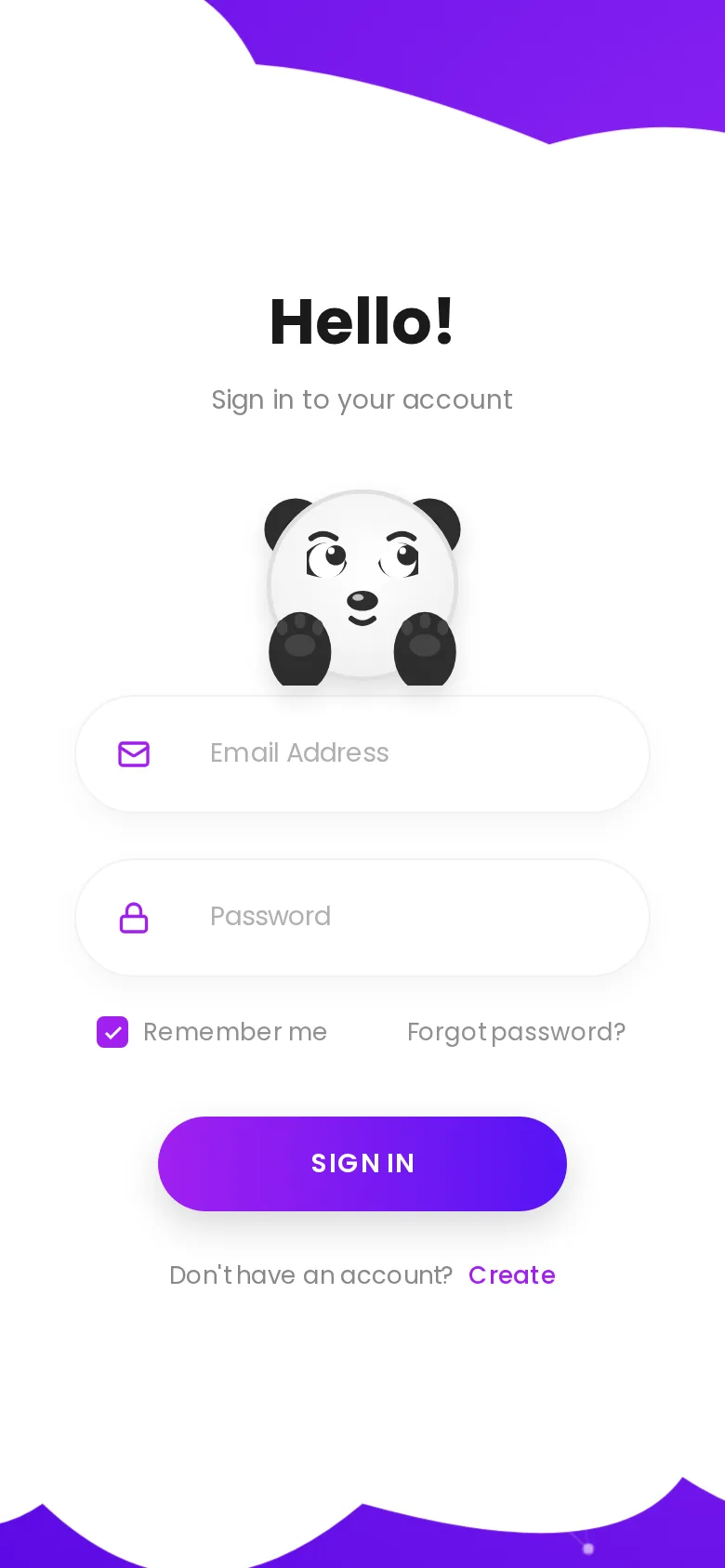 Bamboo: Panda Mascot Login, preview 5 of 5