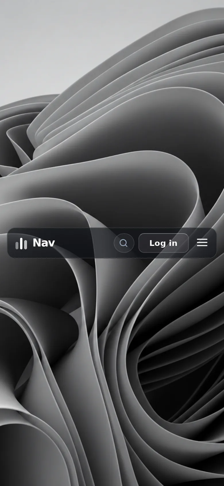 Beacon: Glass Pill Navbar with Search, preview 4 of 5