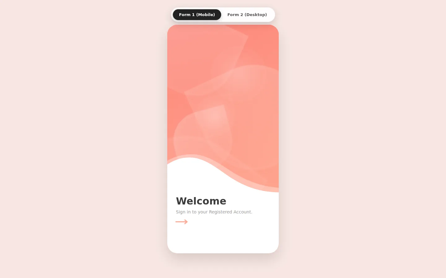 Bloom: Mobile & Desktop Login Screens, preview 2 of 5