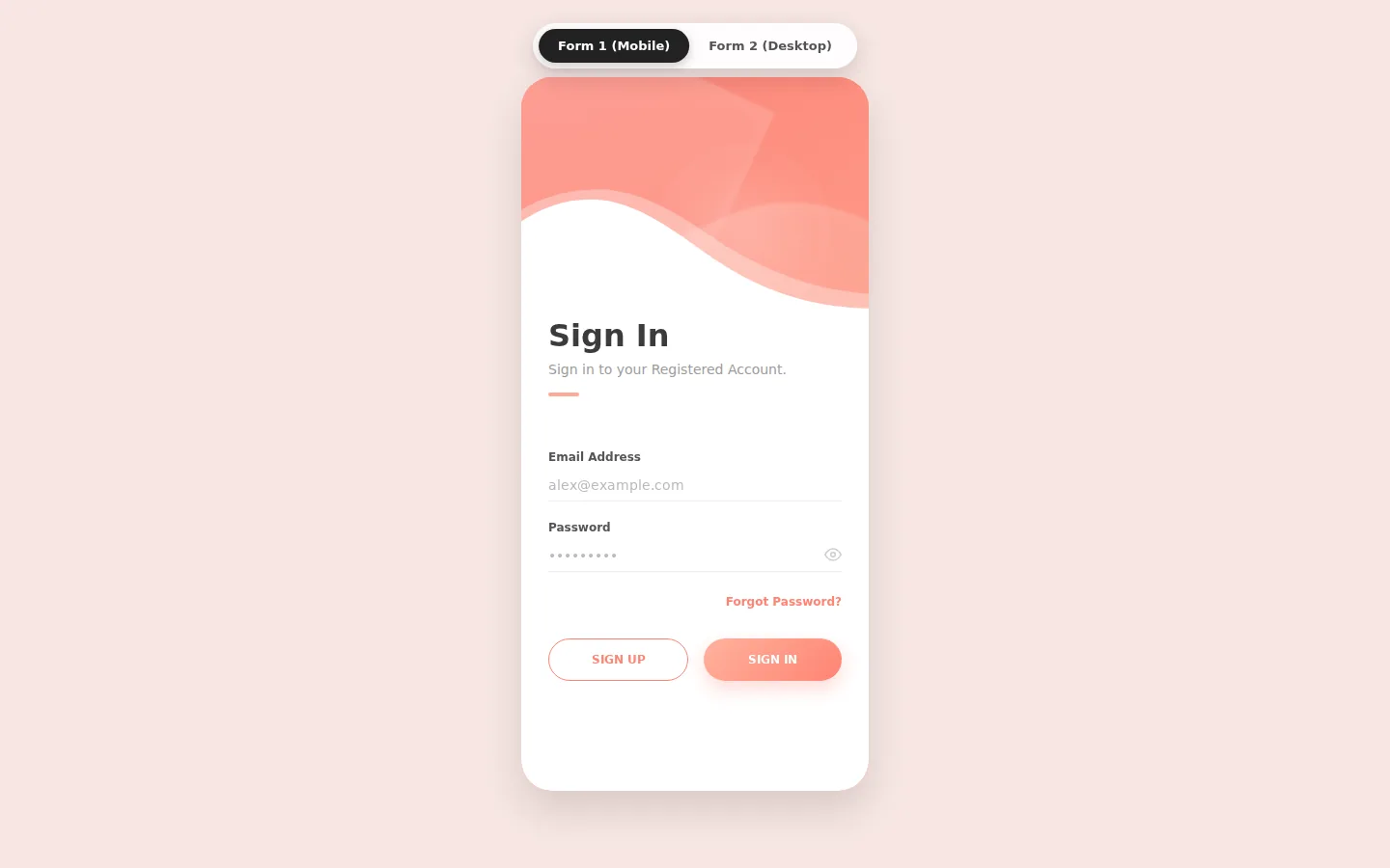 Bloom: Mobile & Desktop Login Screens, preview 3 of 5