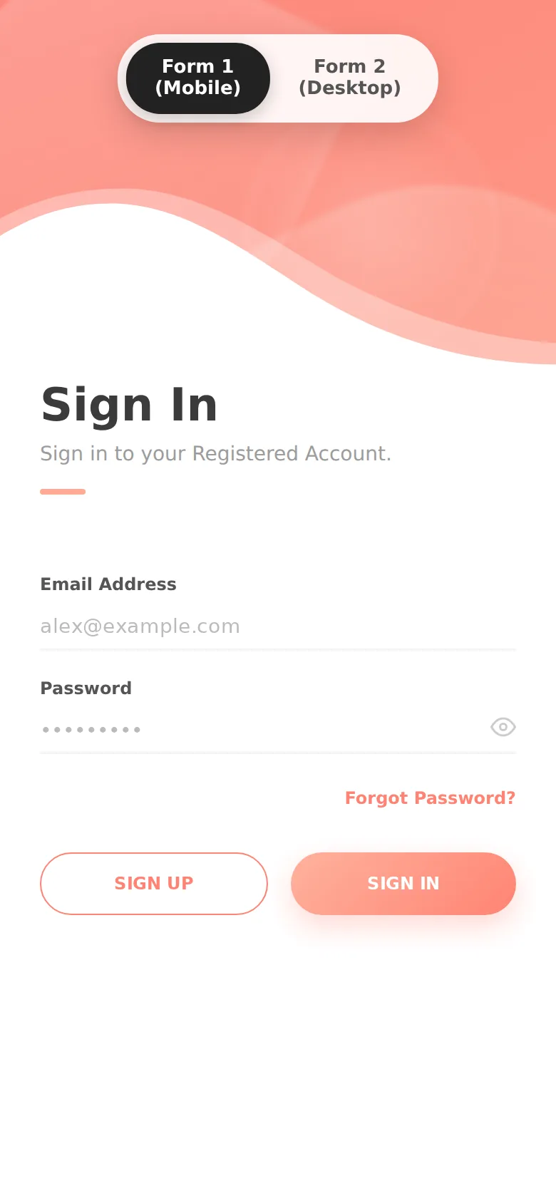 Bloom: Mobile & Desktop Login Screens, preview 4 of 5