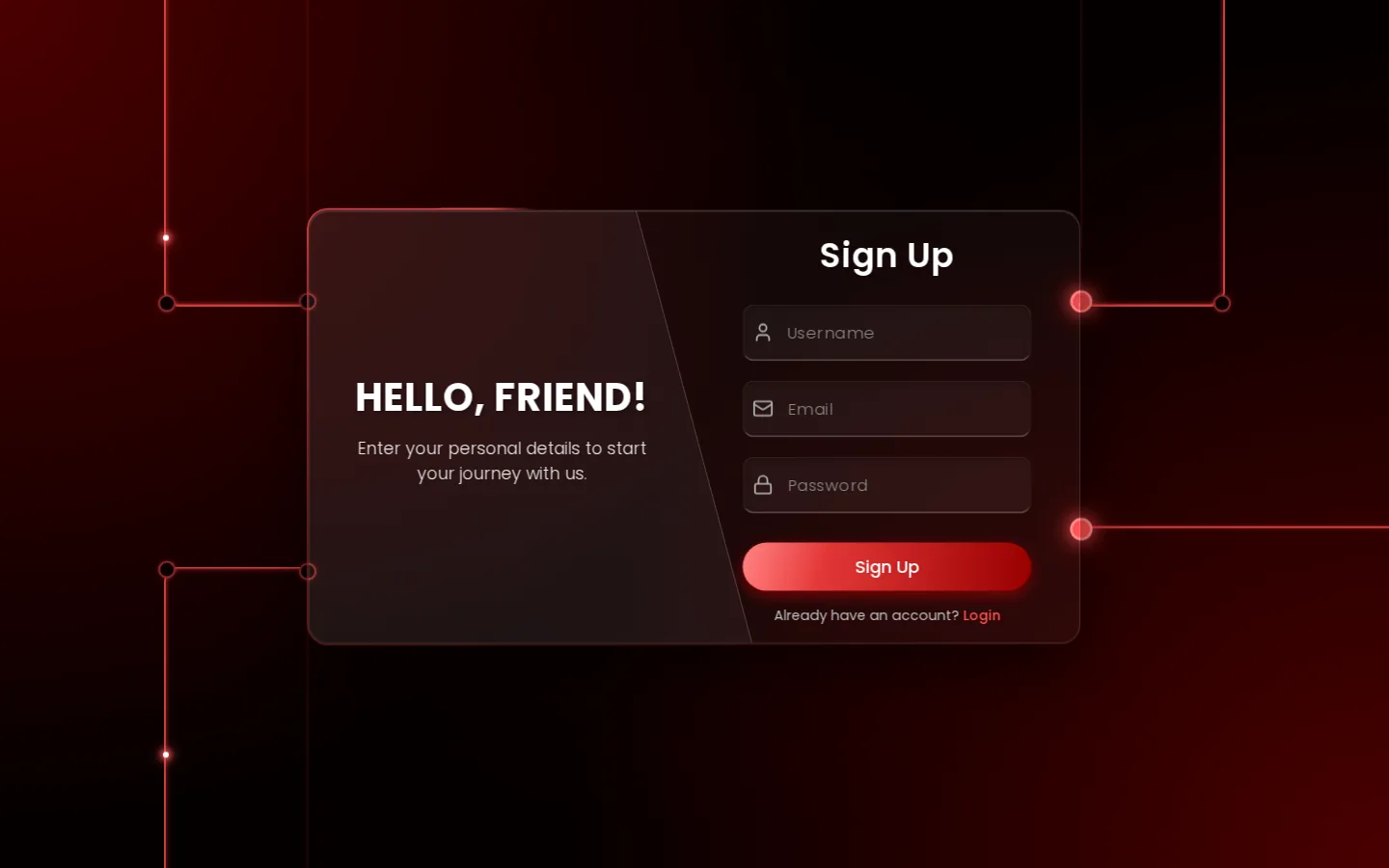 Eclipse: Sliding Panel Sign-In & Sign-Up, preview 4 of 5