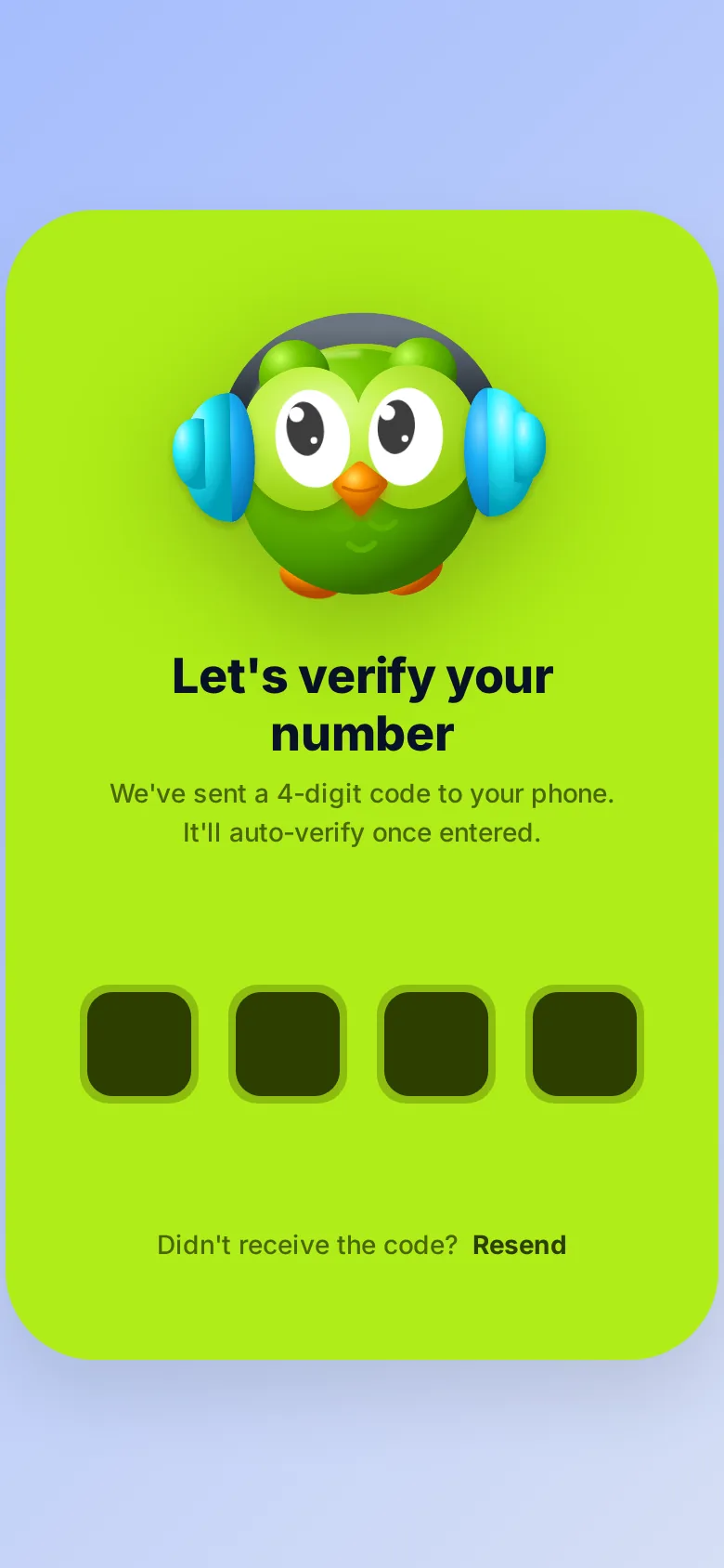 Hoot: Owl Mascot OTP Verification, preview 5 of 5