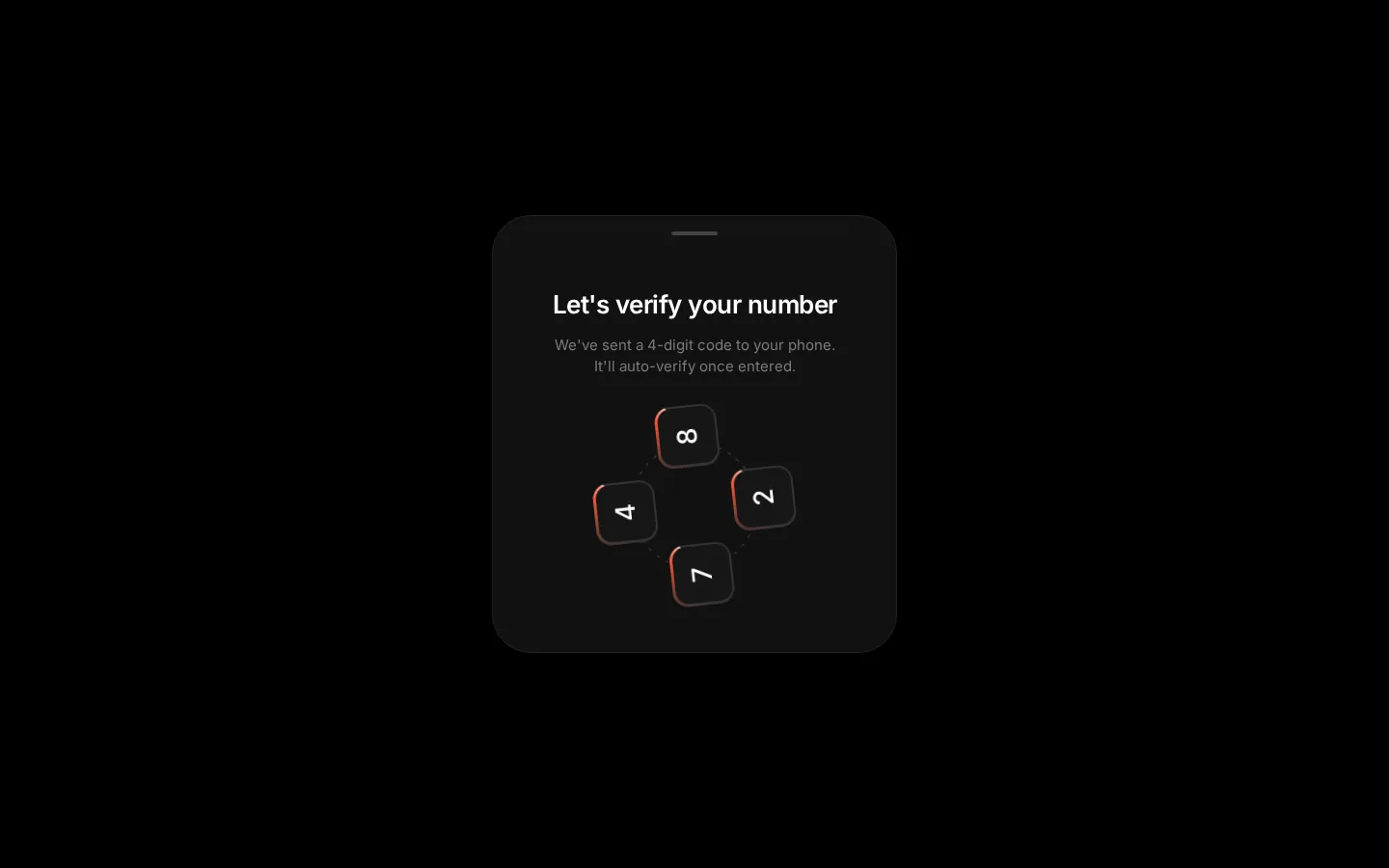 Kinetic: OTP Verification Animation Pack, preview 2 of 5