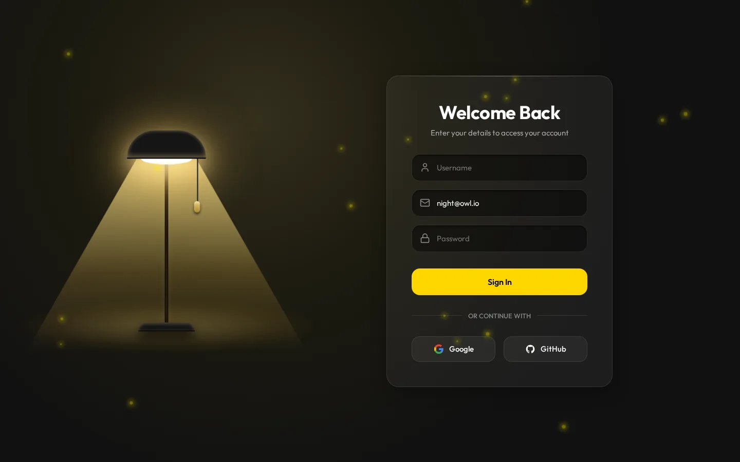 Lumen: Pull-Cord Lamp Login, preview 3 of 5