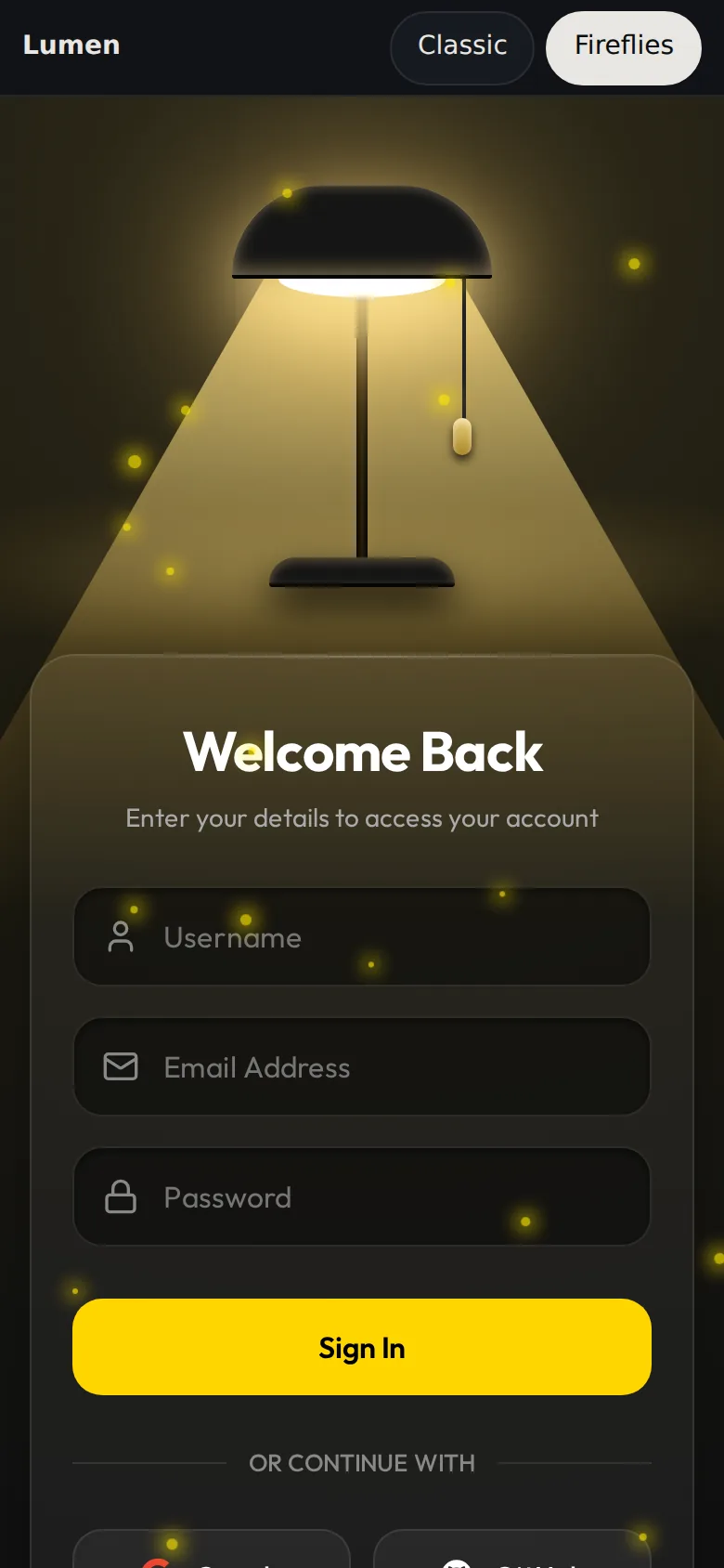 Lumen: Pull-Cord Lamp Login, preview 5 of 5