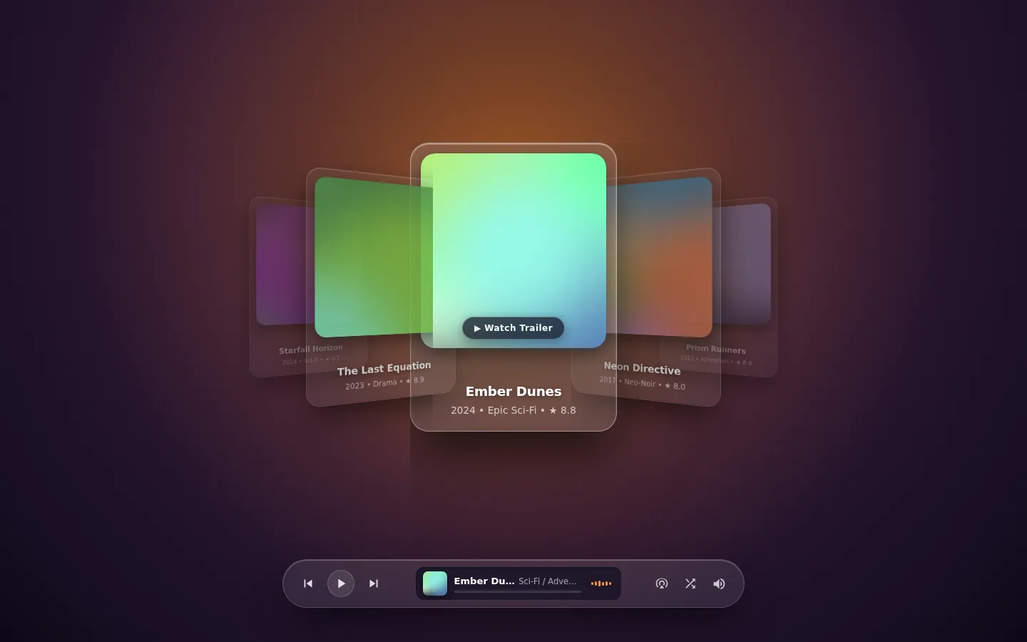 Marquee: 3D Coverflow Carousel, preview 1 of 5
