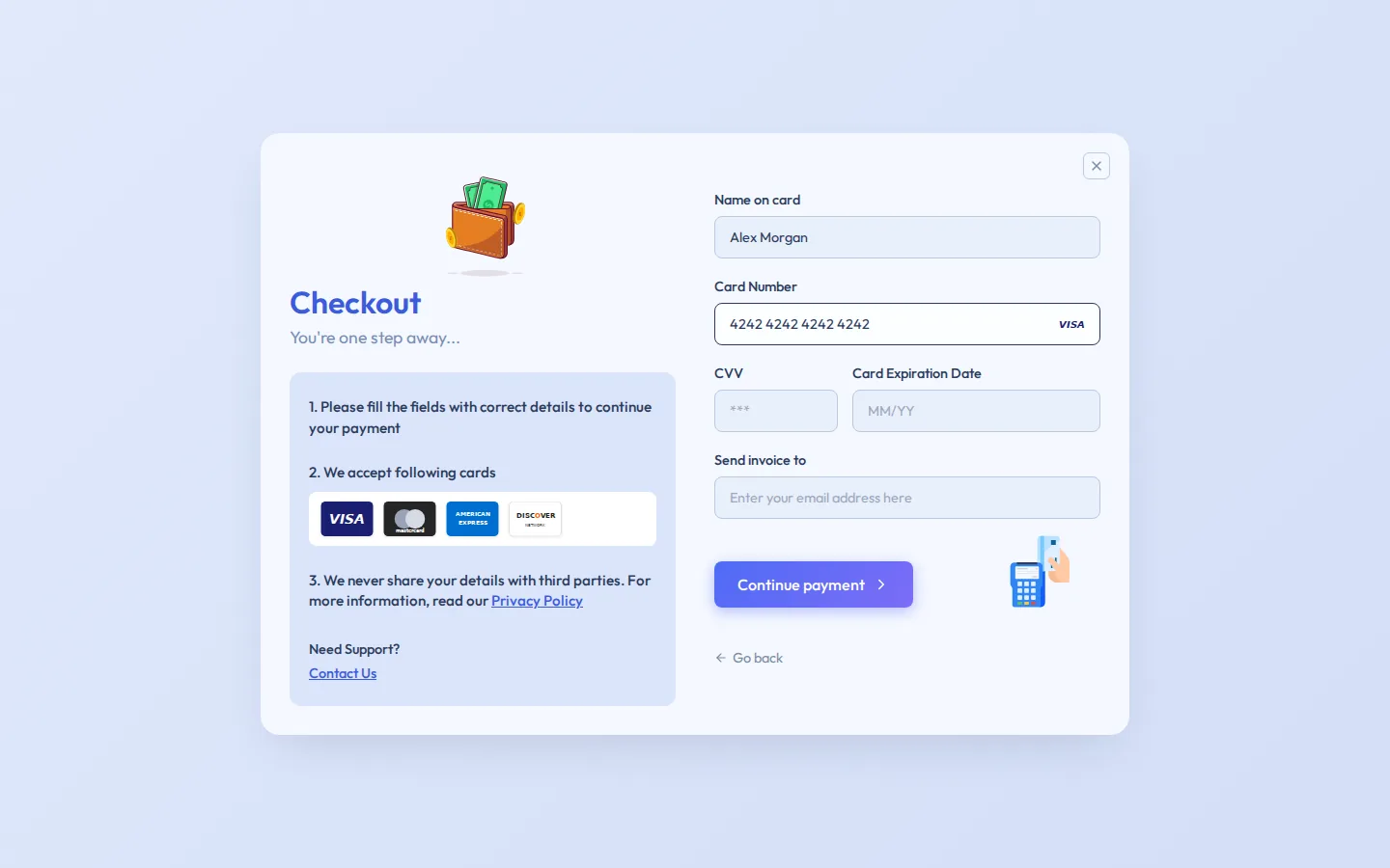 Onyx: Split-Card Payment Animation, preview 1 of 4