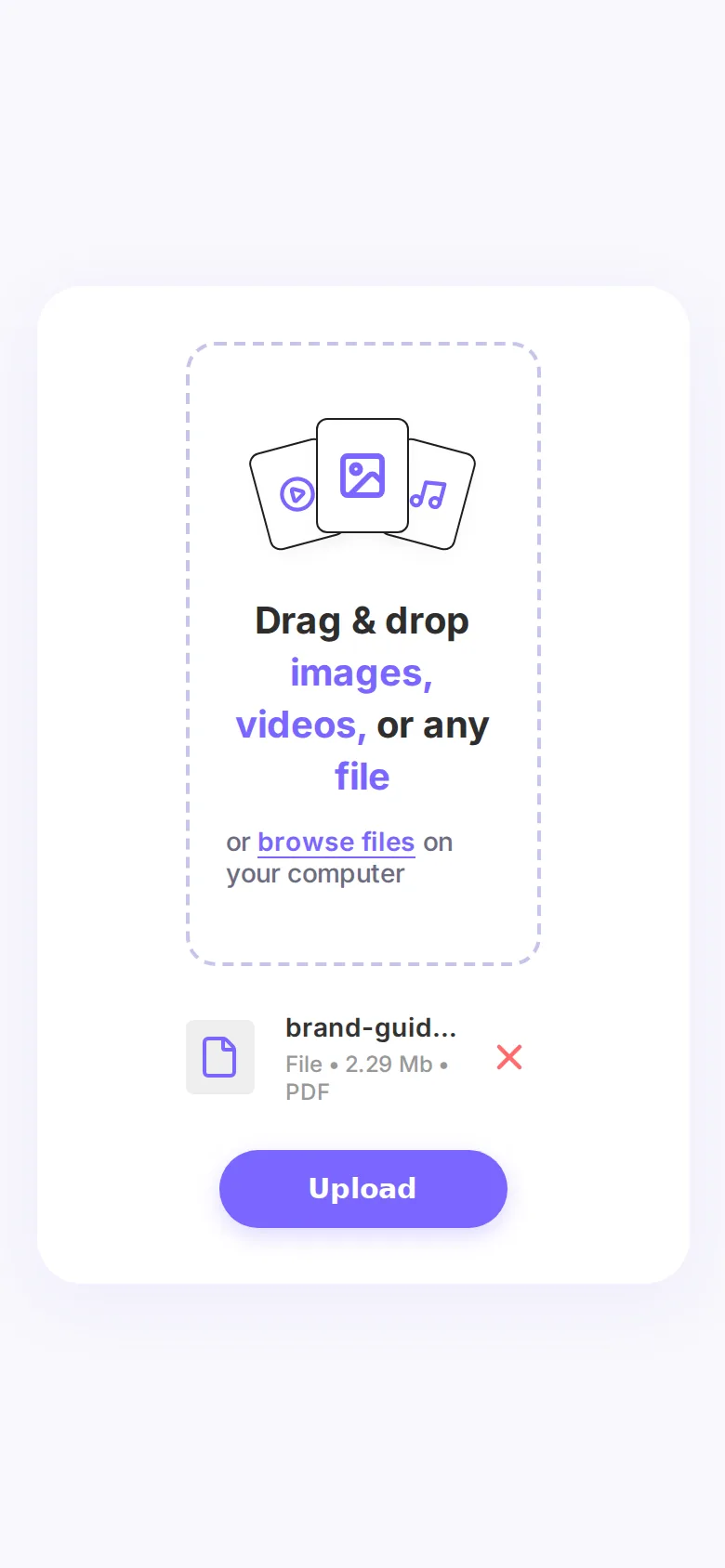 Parcel: Animated File Upload Pack, preview 5 of 5