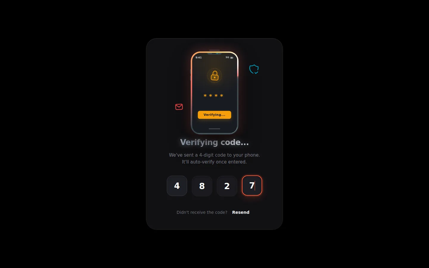 Pocket: Phone Mockup OTP Screen, preview 2 of 5