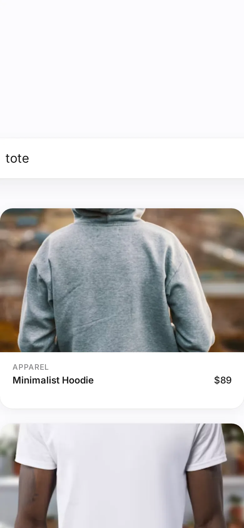 Seek: Morphing Product Search Bar, preview 5 of 5