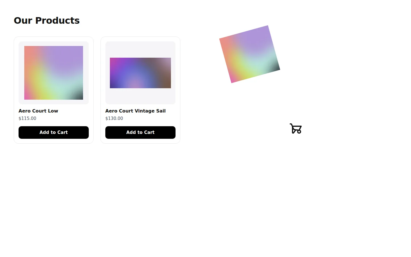 Swift: Fly-to-Cart Animation Pack, preview 3 of 5