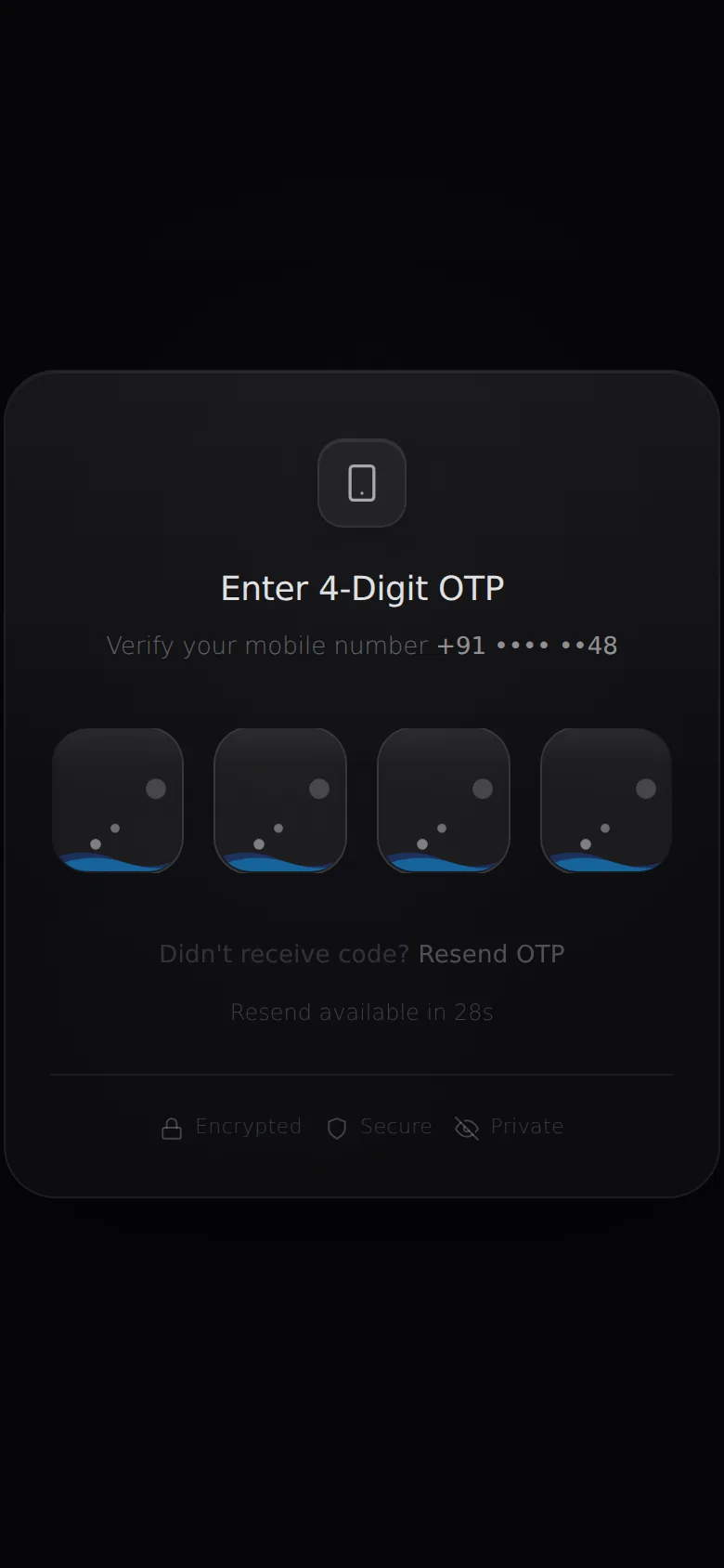 Tide: Glass OTP Verification with Sound, preview 4 of 5