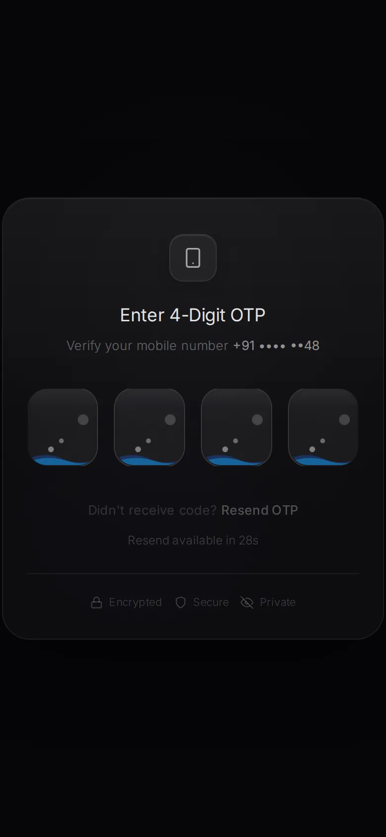 Tide: Glass OTP Verification with Sound, preview 5 of 5